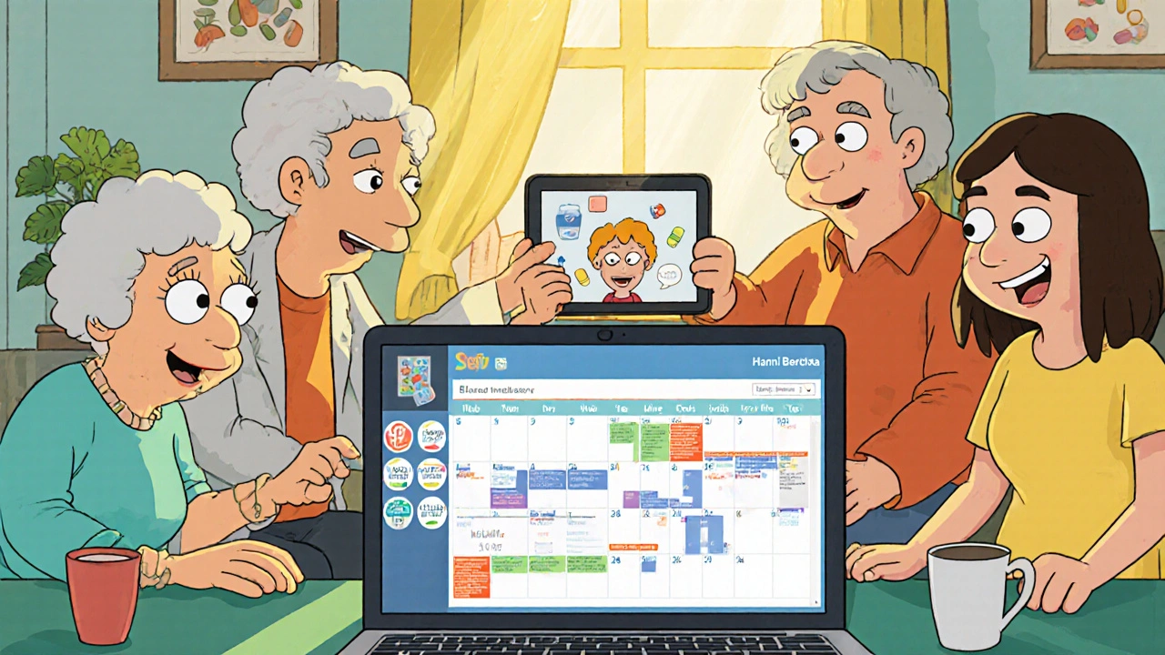 How to Build a Shared Medication Calendar for Family and Caregiver Access